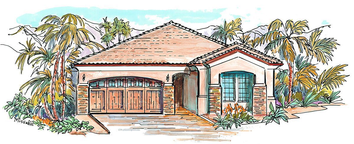 Floor Plan #1100 Rendering
