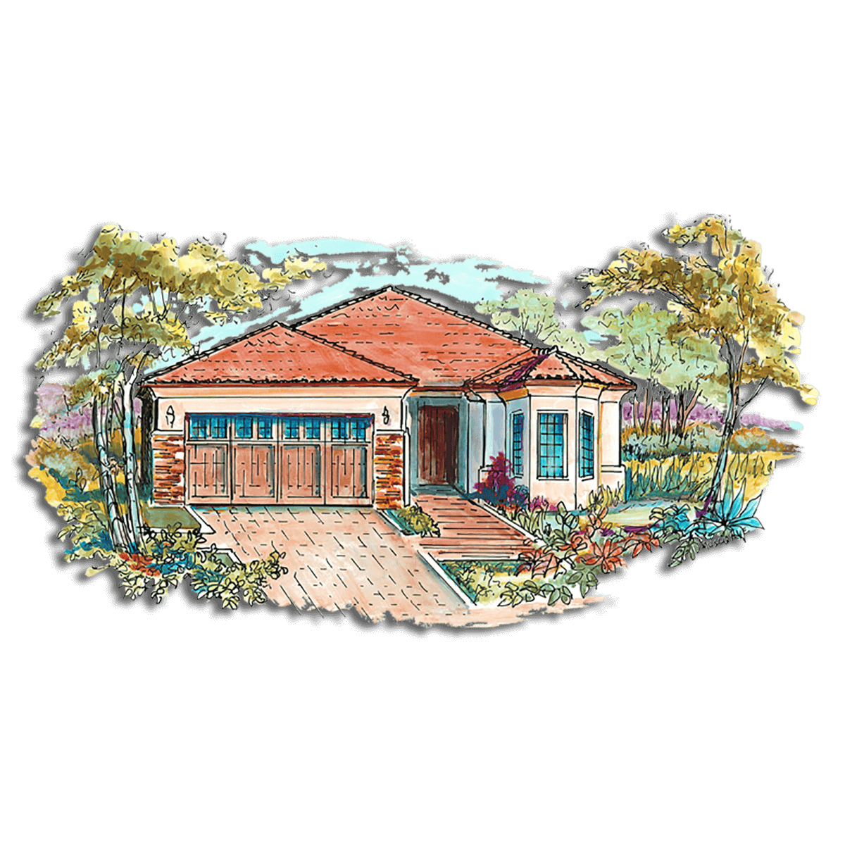 Floor Plan #1101 Rendering