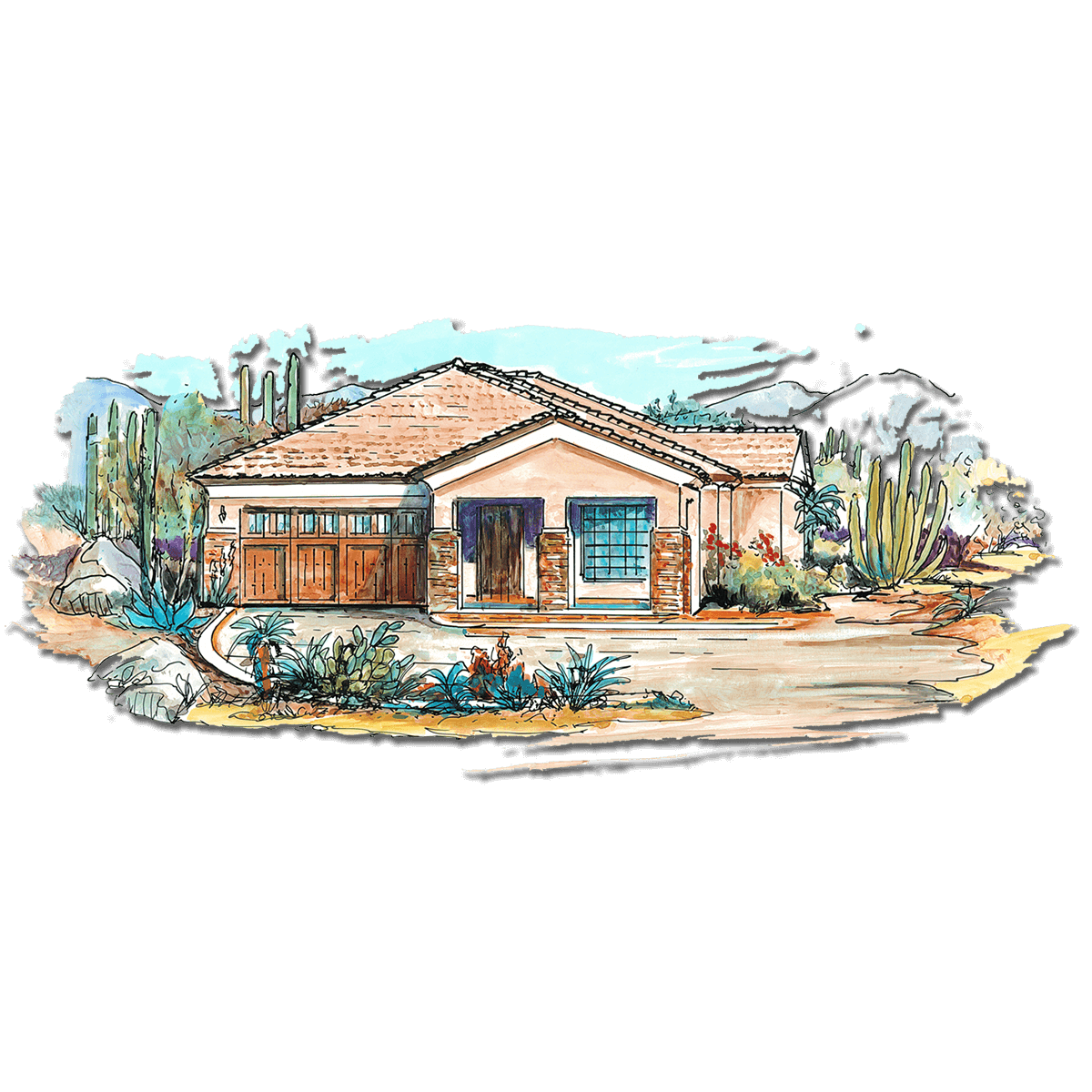 Floor Plan #1103 Rendering