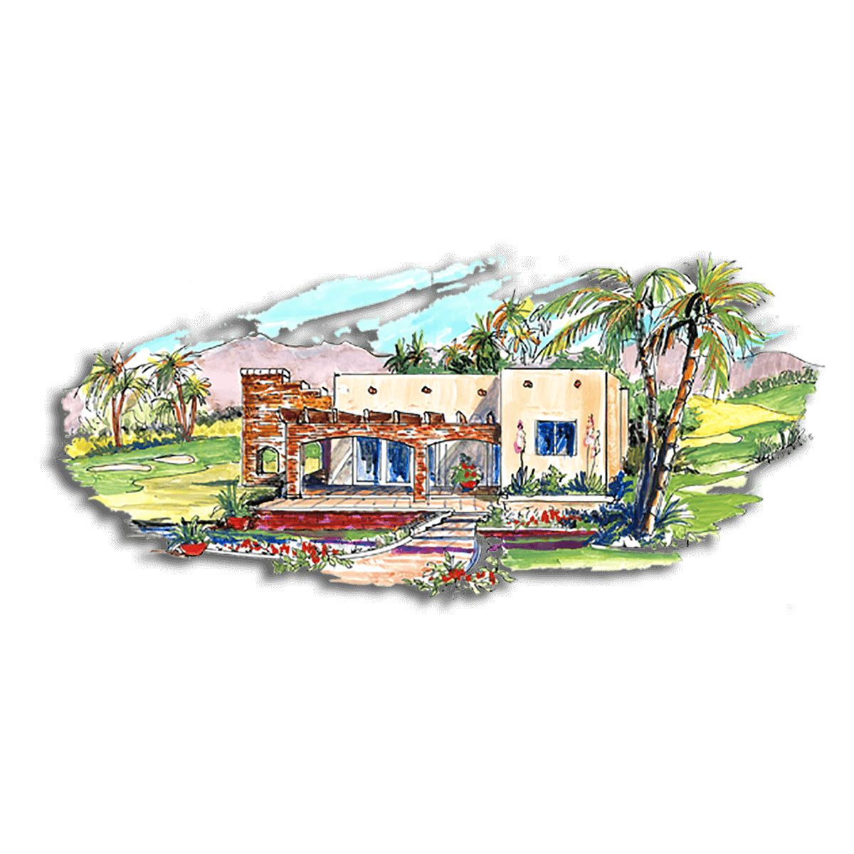 Floor Plan #1106A Rendering