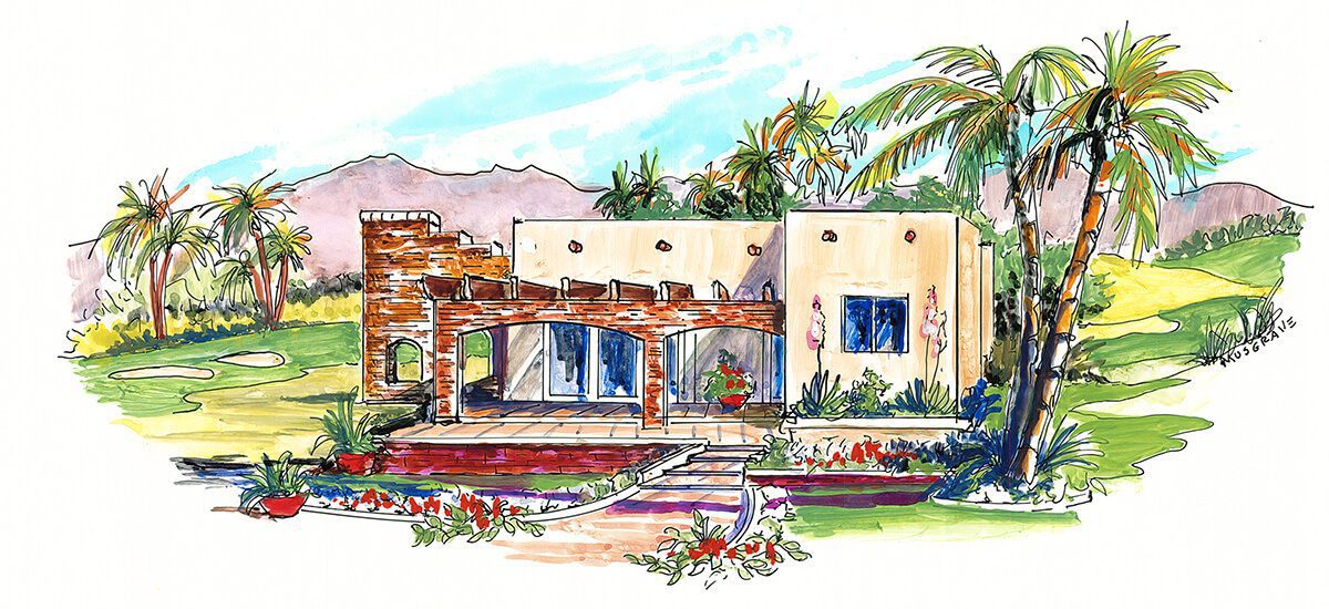 Floor Plan #1106A Rendering