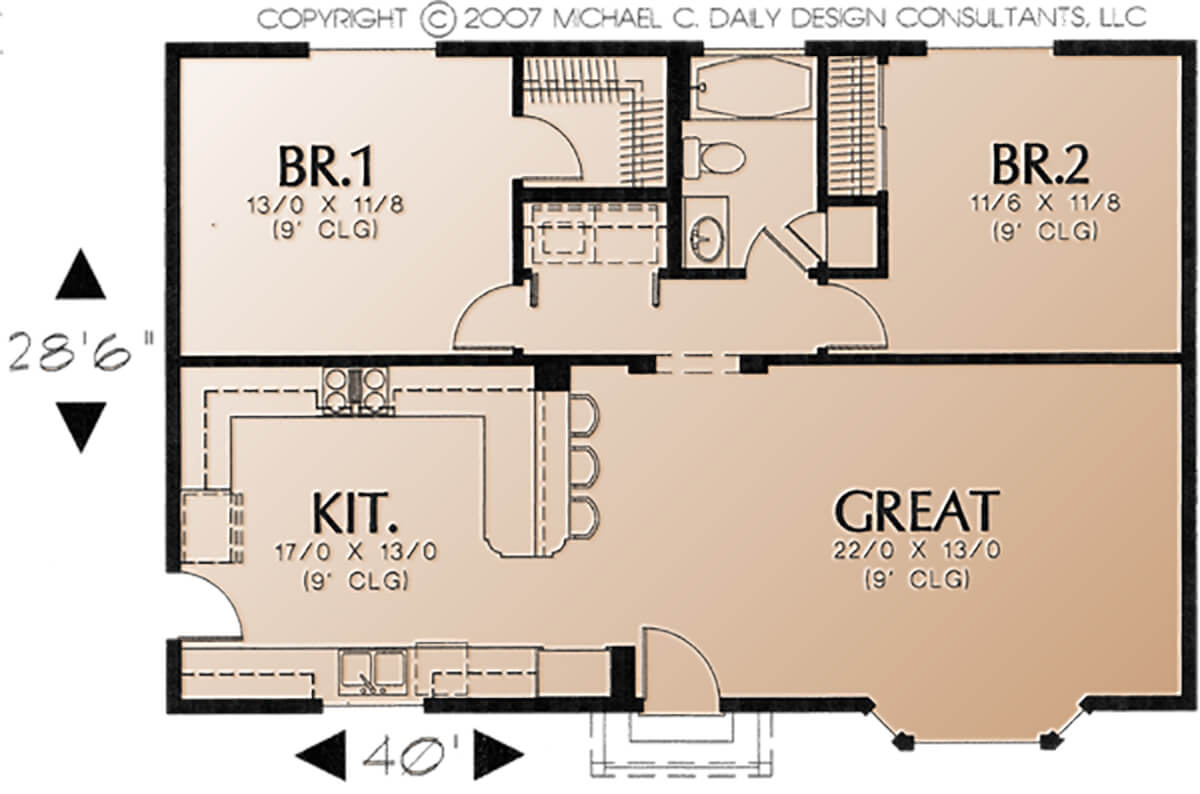 Floor Plan #1110A