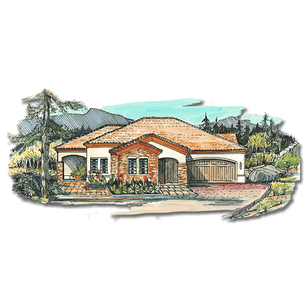 Floor Plan #1112 Rendering