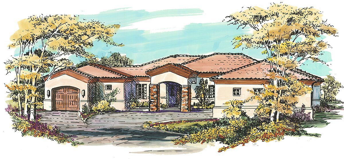 Floor Plan #1114 Rendering