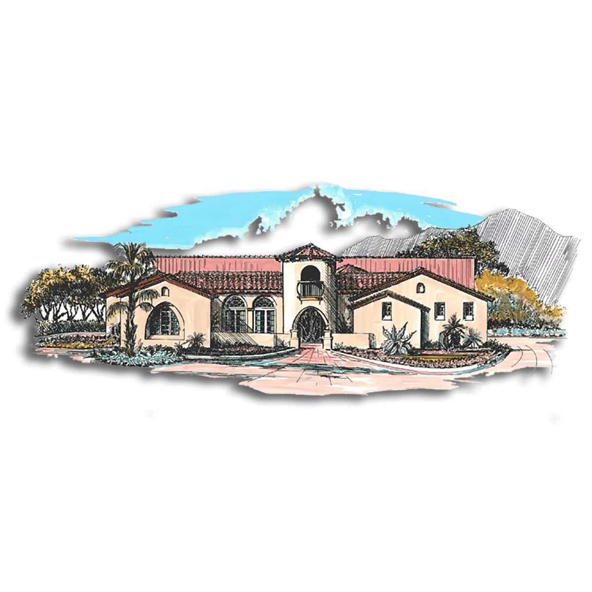 Floor Plan #1417A Rendering