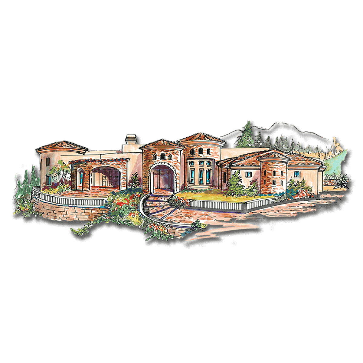 Floor Plan #1435 Rendering