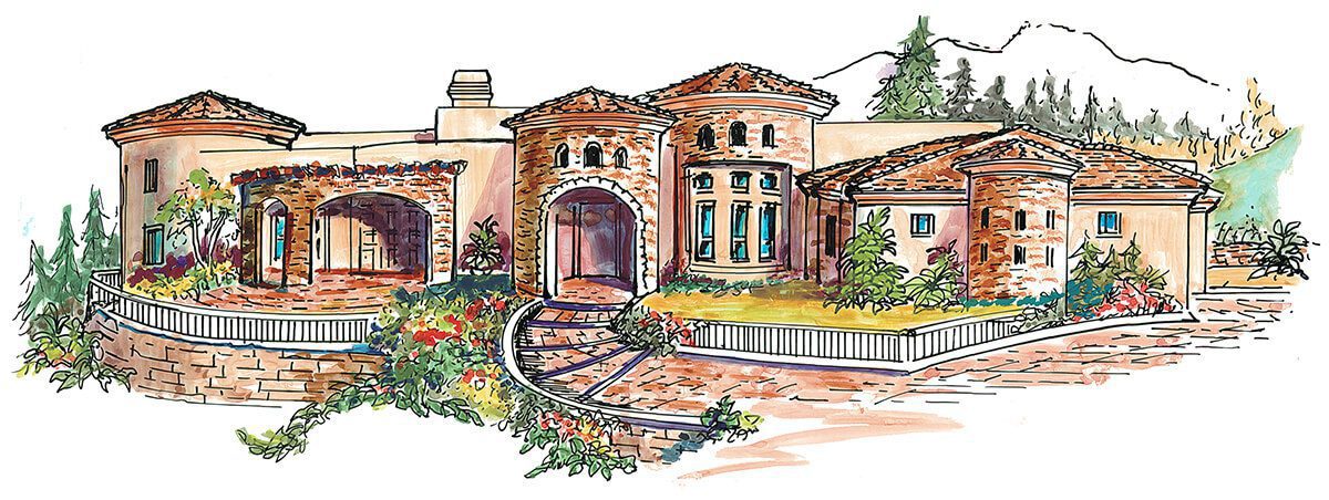 Floor Plan #1435 Rendering