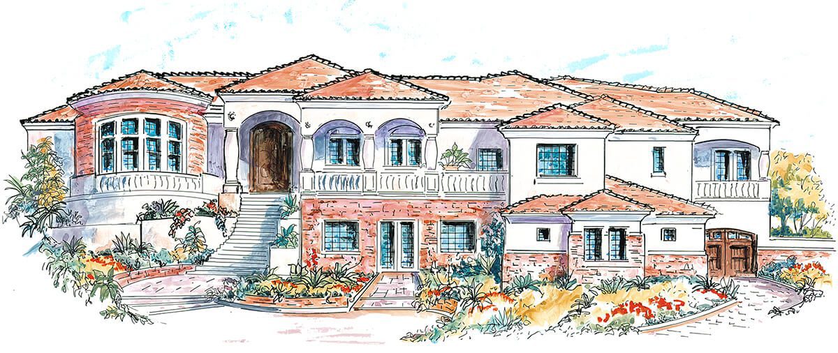 Floor Plan #1517 Rendering