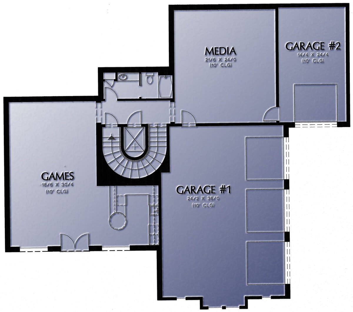 Floor Plan #1517 Basement