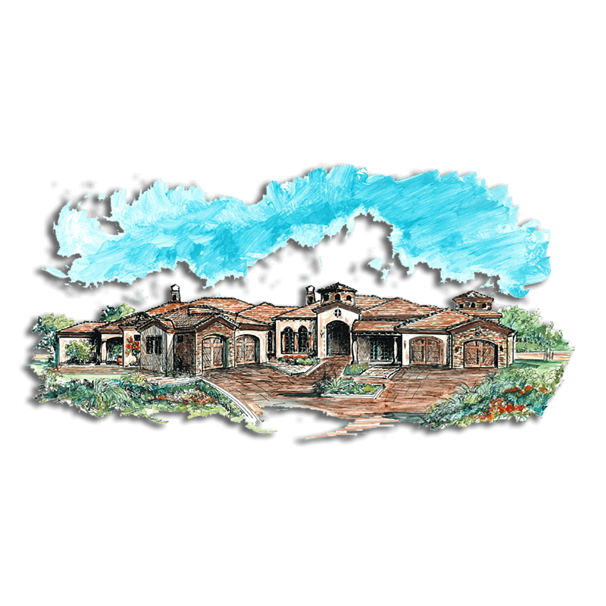 Floor Plan #1604 Rendering