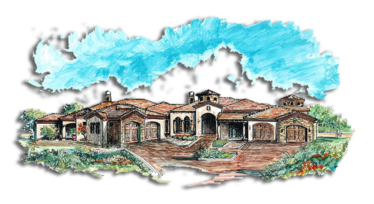 Floor Plan #1604 Rendering