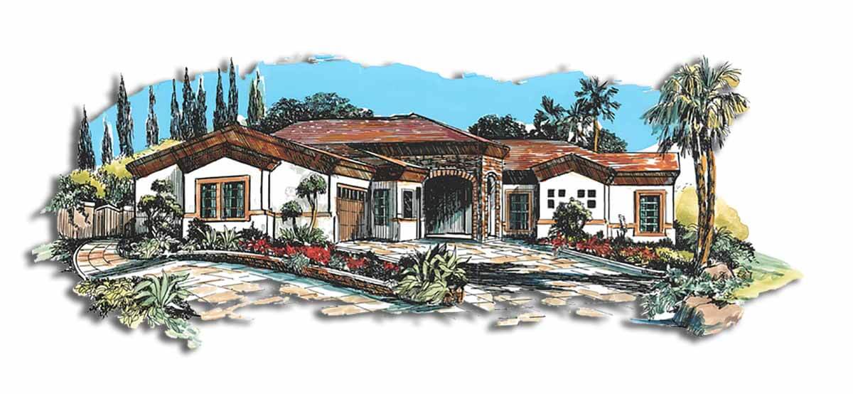 Floor Plan #1126 Rendering