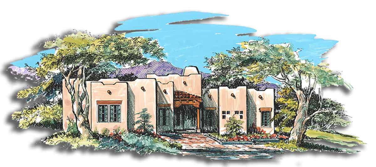 Floor Plan #112A Rendering