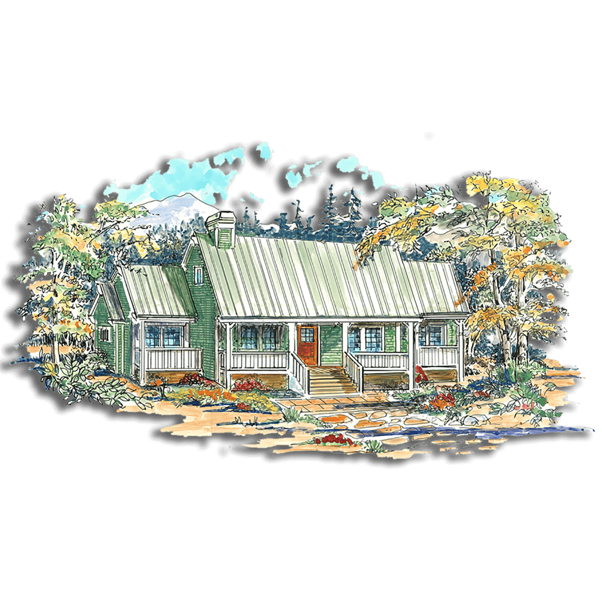 Floor Plan #1132 Rendering