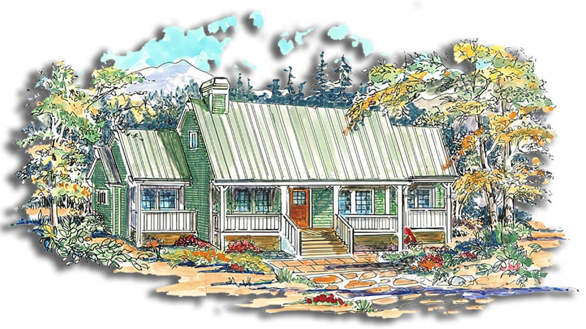 Floor Plan #1132 Rendering