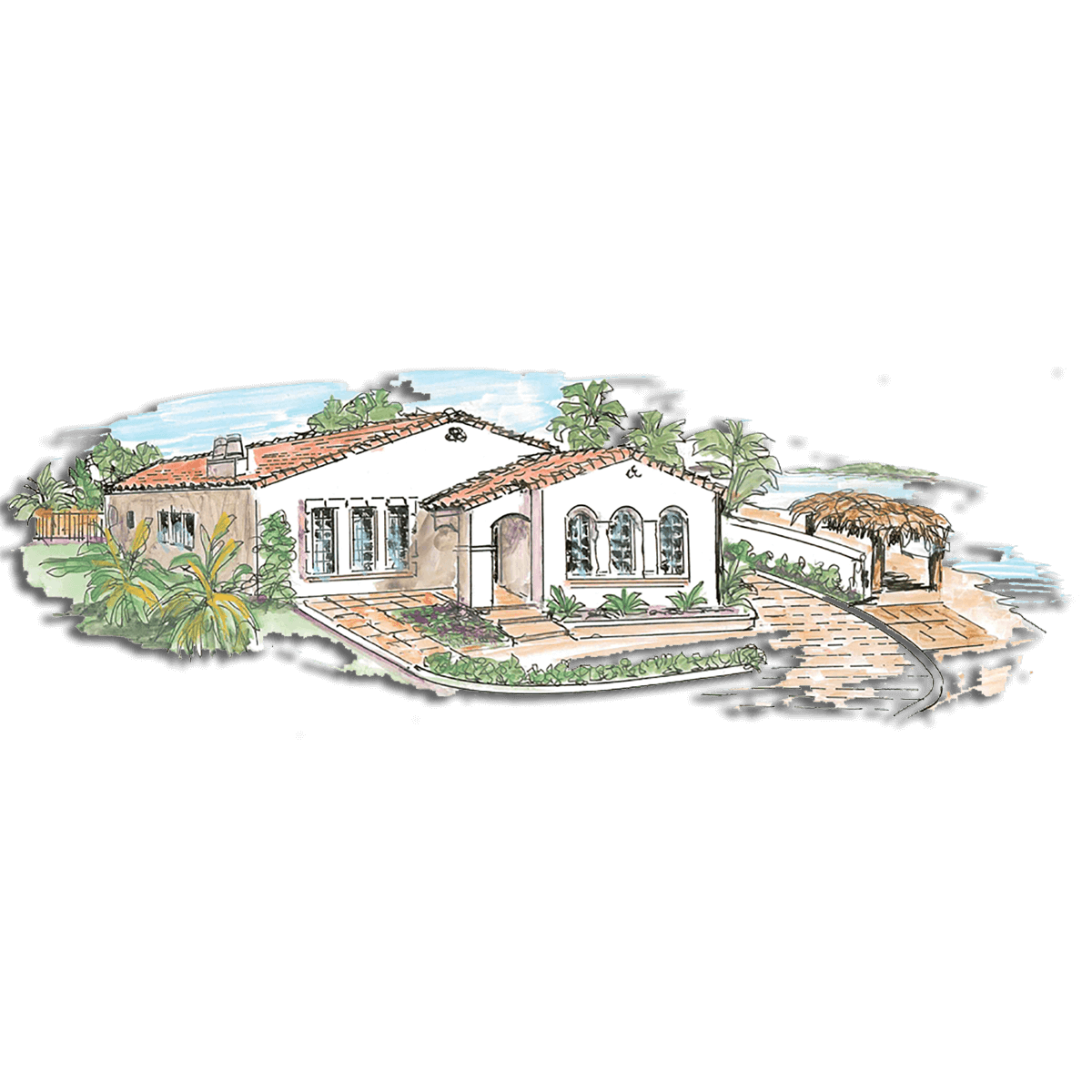 Floor Plan #1135A Rendering