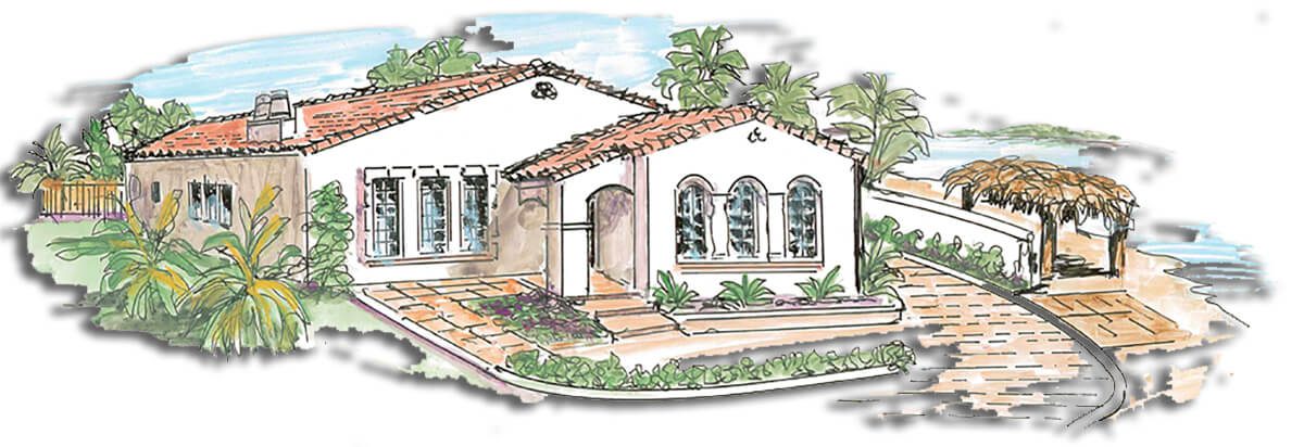 Floor Plan #1135A Rendering