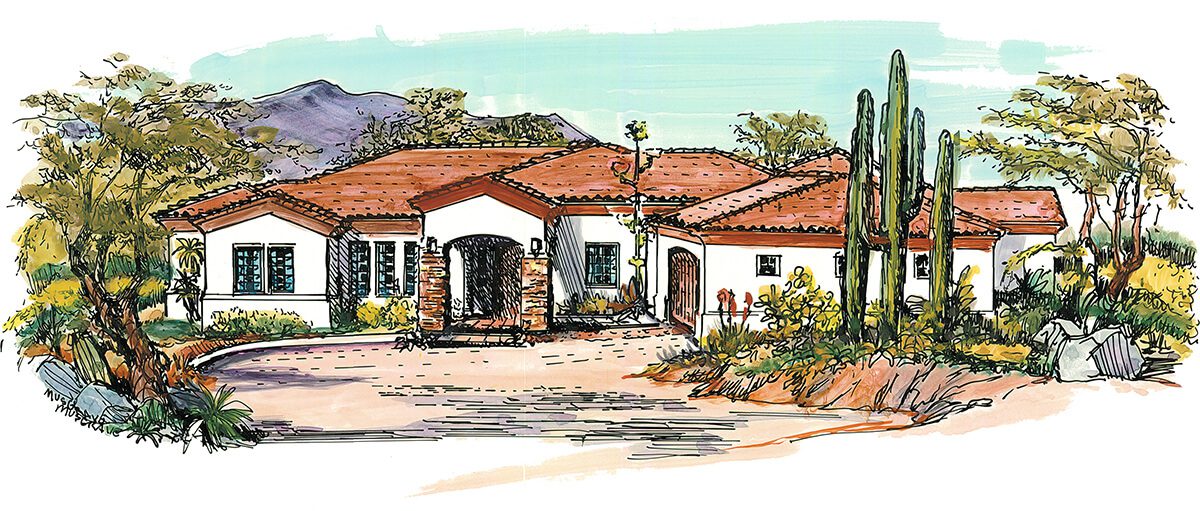 Floor Plan #1210 Rendering