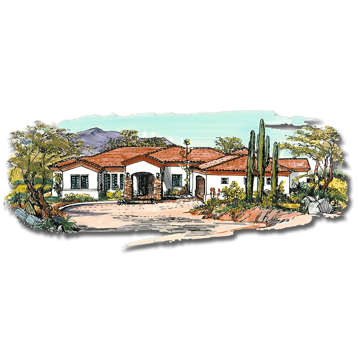 Floor Plan #1210 Rendering