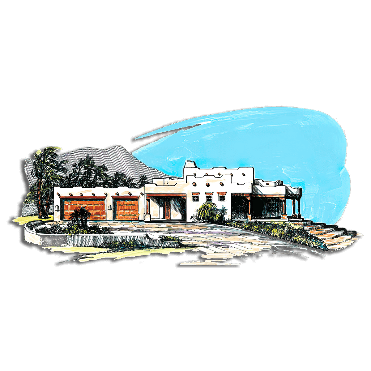 Floor Plan #1214A Rendering