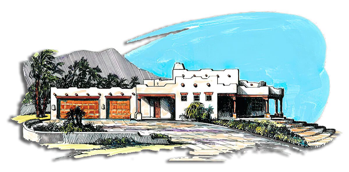 Floor Plan #1214A Rendering