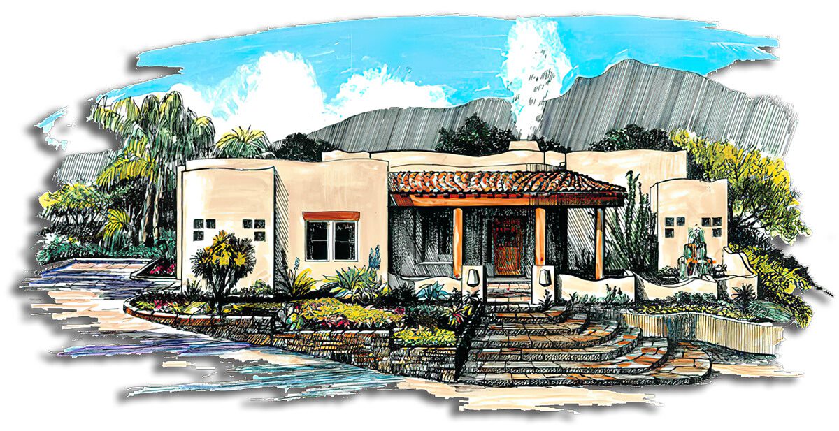 Floor Plan #1215 Rendering