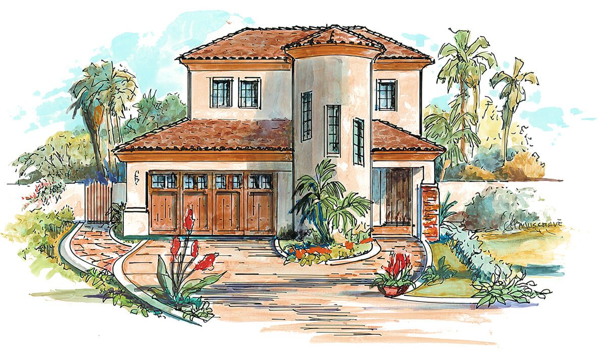 Floor Plan #2102 Rendering