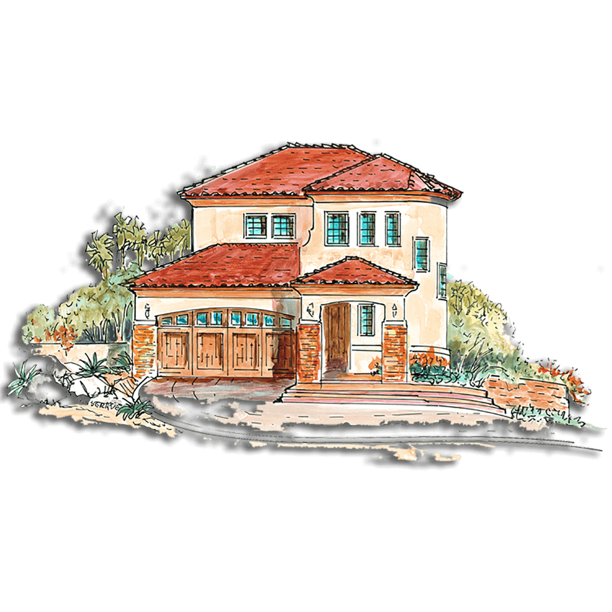 Floor Plan #2103 Rendering