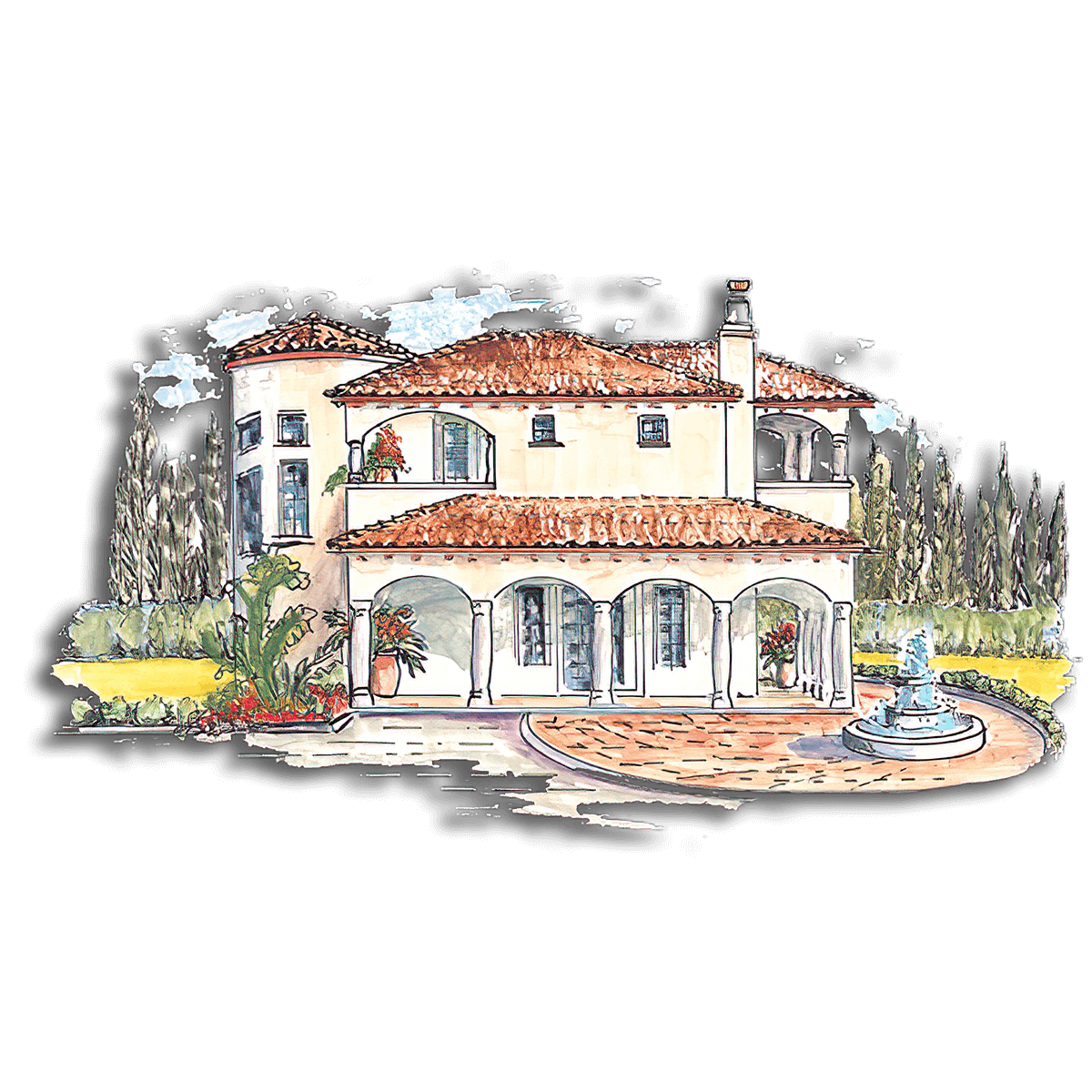 Floor Plan #2105A Rendering