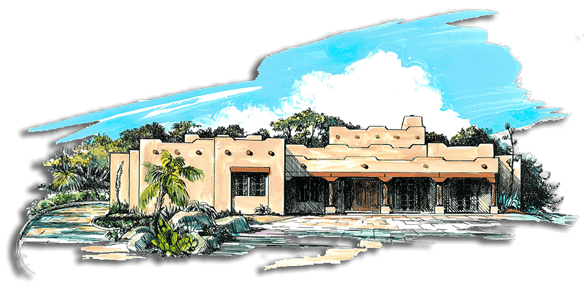 Floor Plan #1221A Rendering