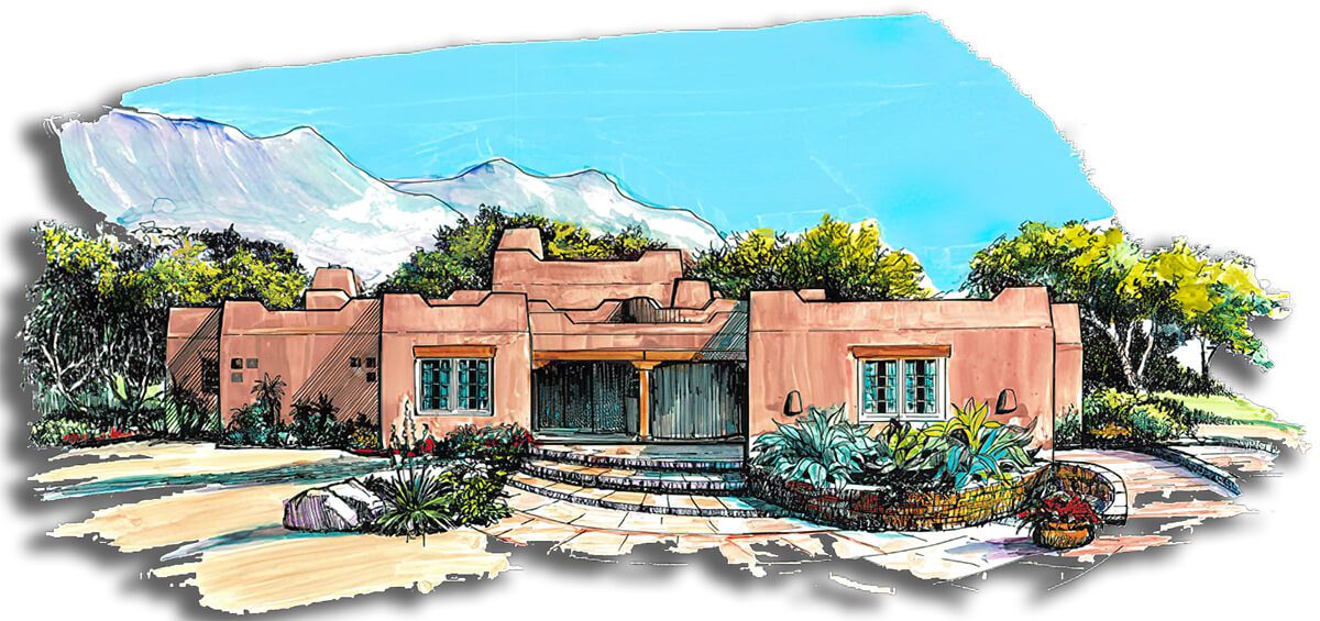 Floor Plan #1222 Rendering