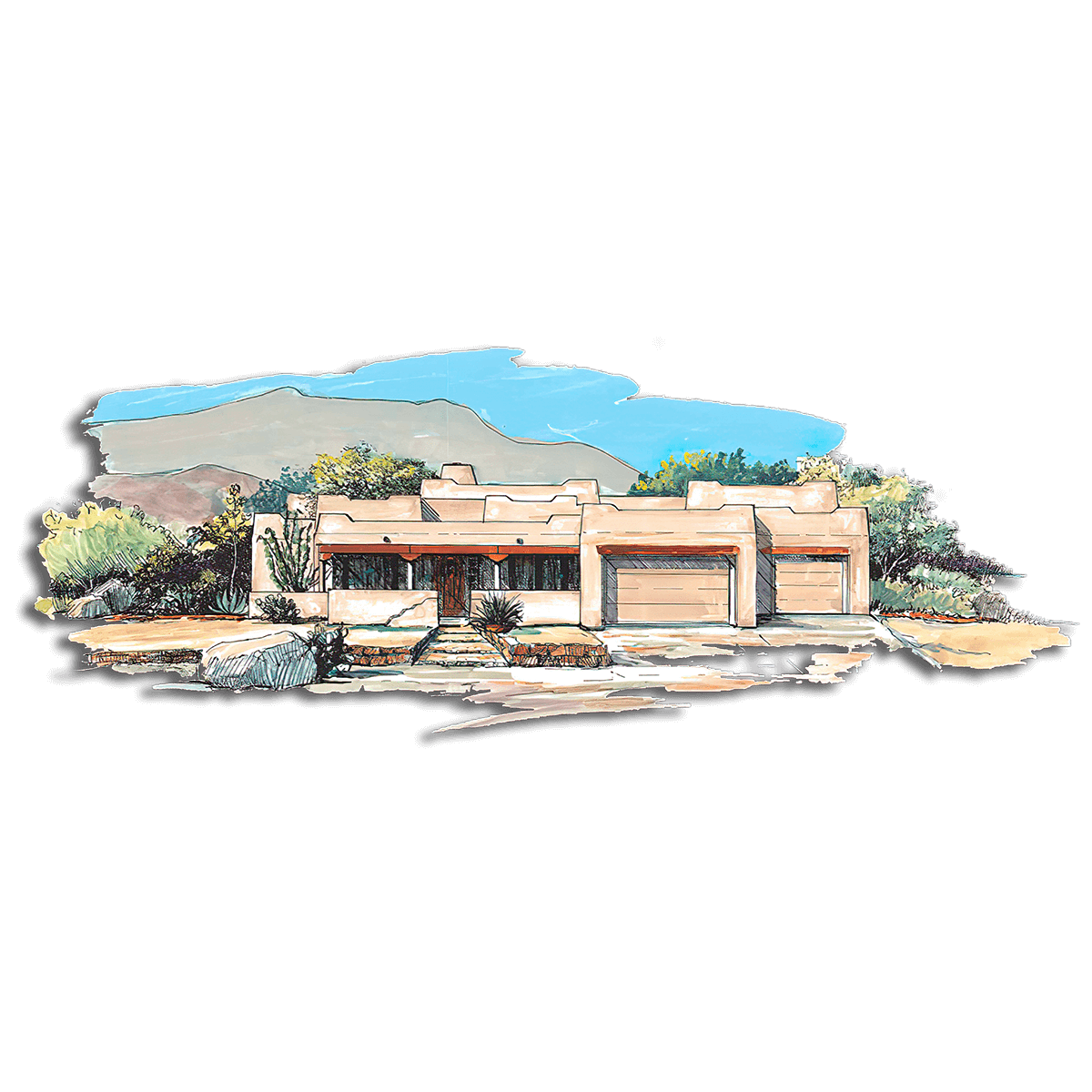 Floor Plan #1226 Rendering