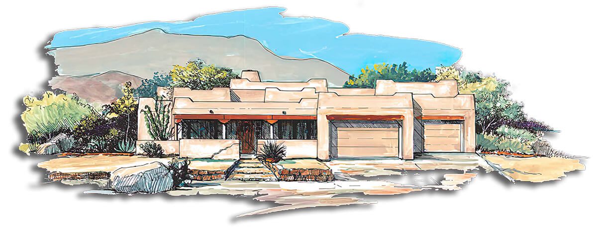 Floor Plan #1226 Rendering