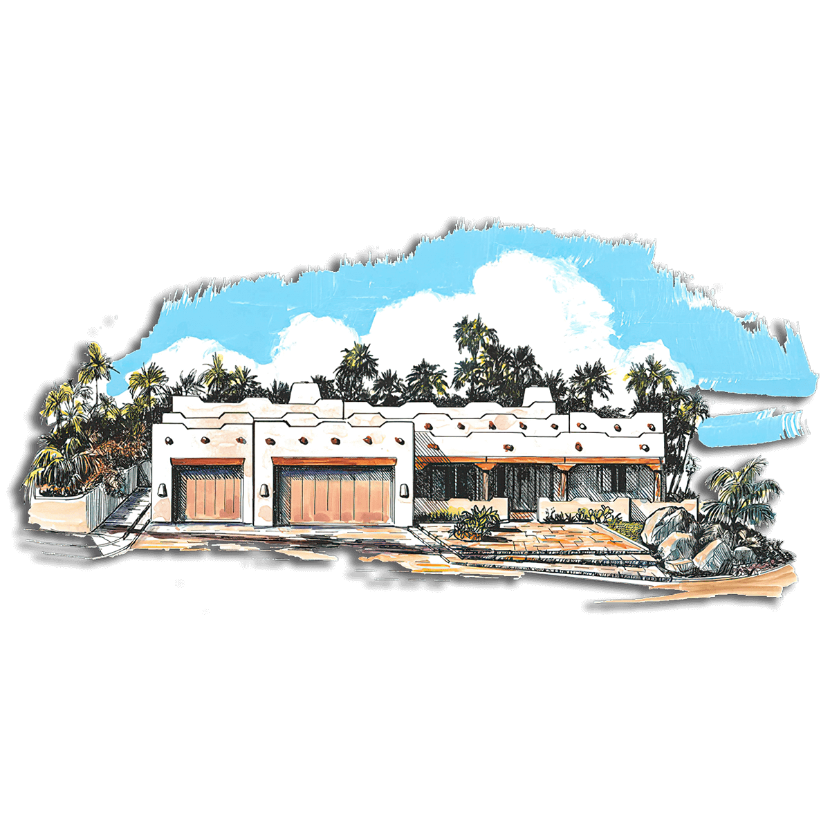 Floor Plan #1226A Rendering