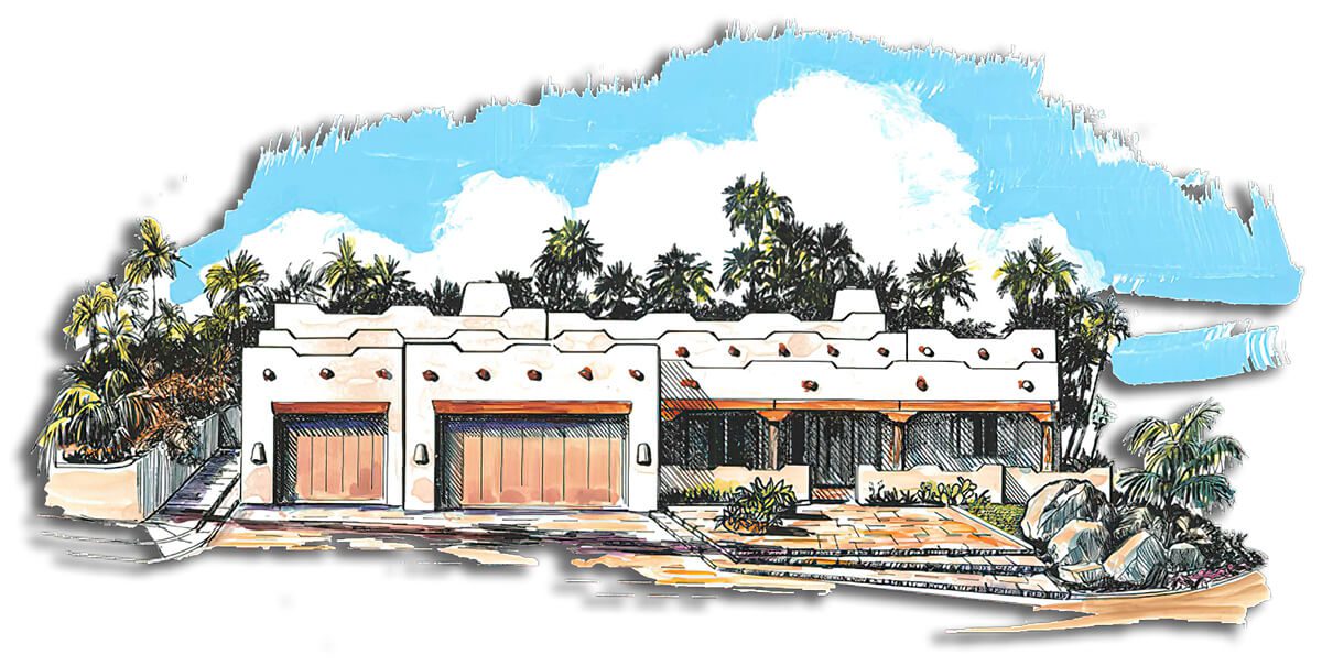 Floor Plan #1226A Rendering