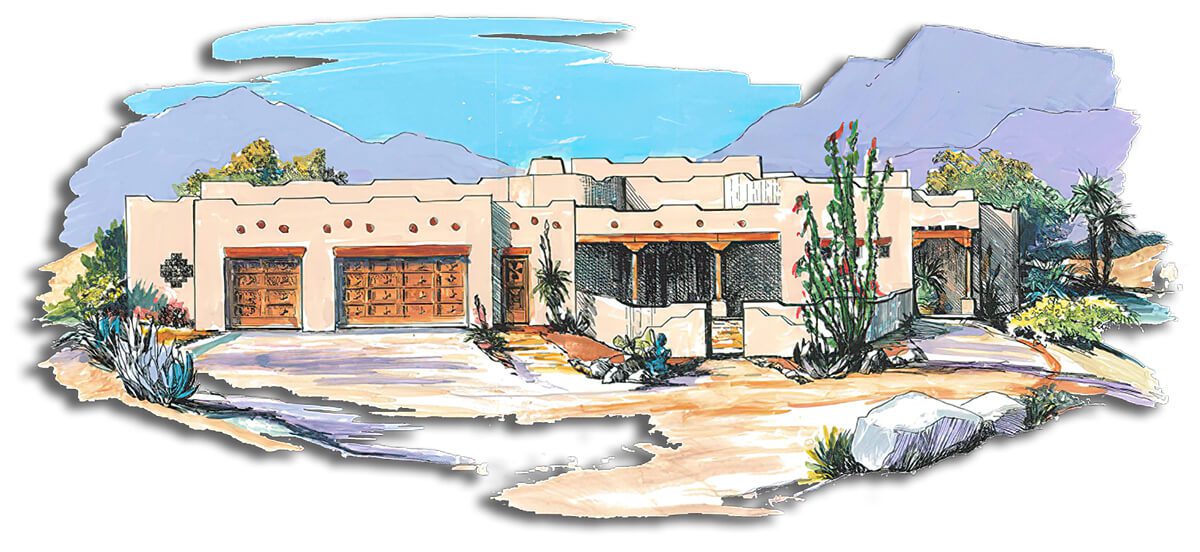 Floor Plan #1227 Rendering