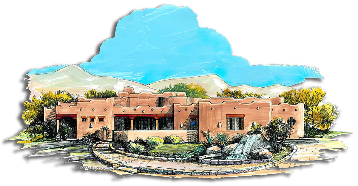 Floor Plan #1227C Rendering