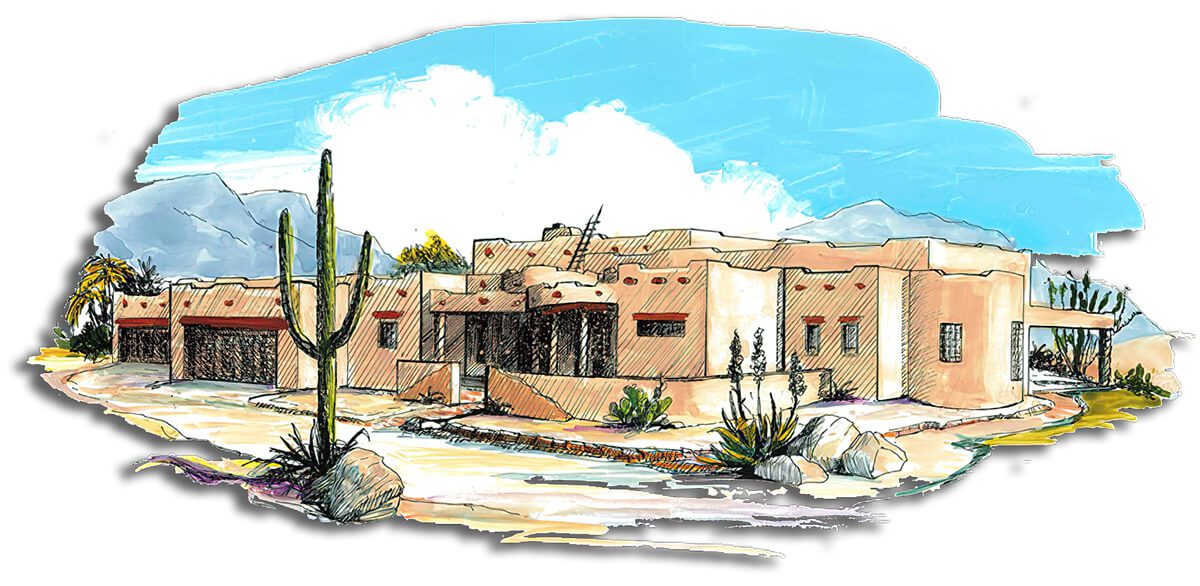Floor Plan #1227A Rendering