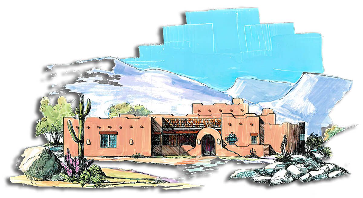 Floor Plan #1231E Rendering