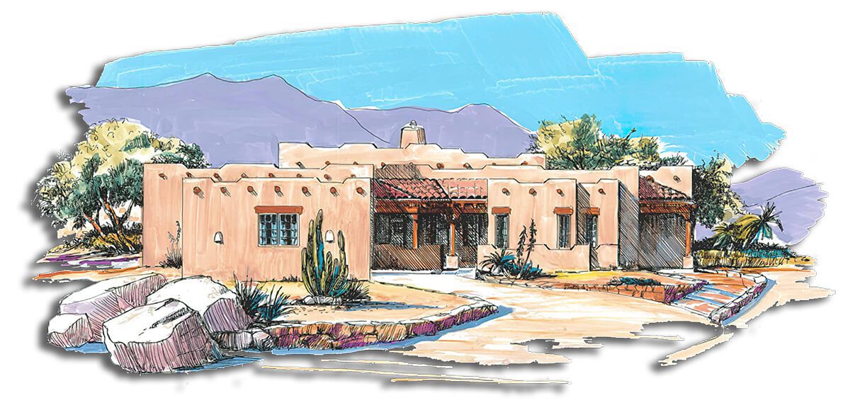 Floor Plan #1233 Rendering