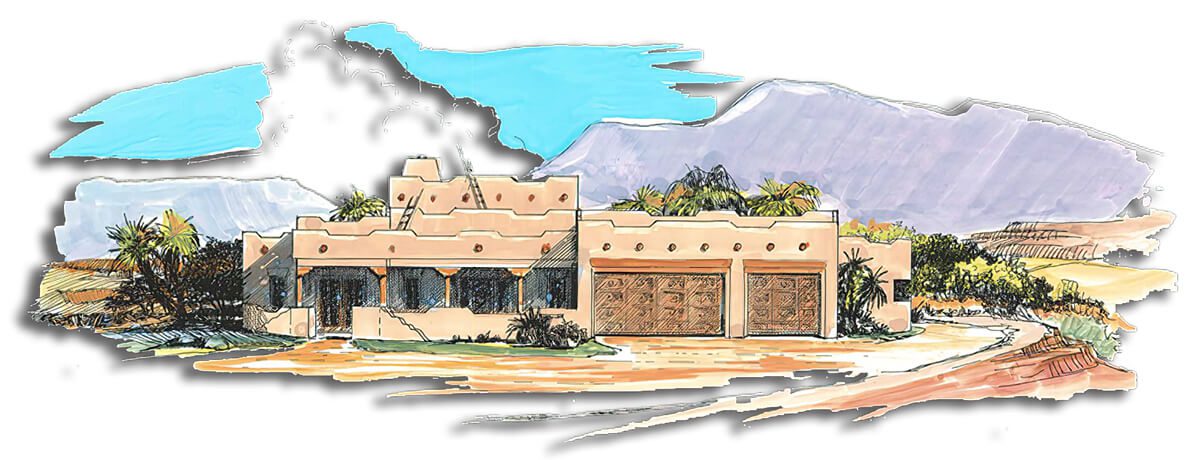 Floor Plan #1234C Rendering