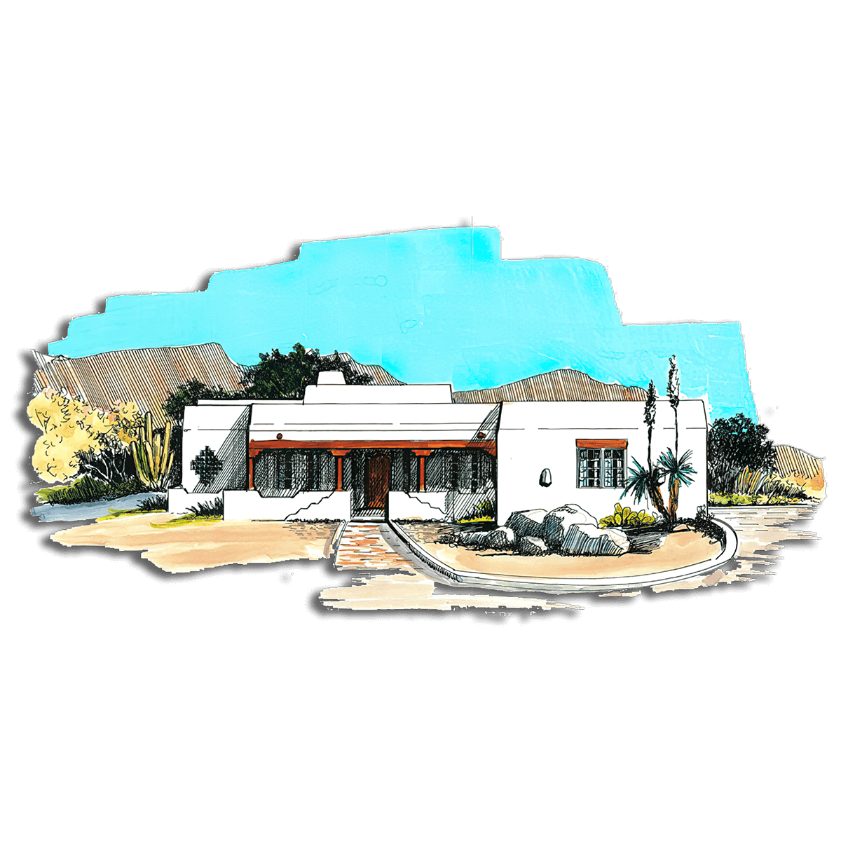 Floor Plan #1241A Rendering