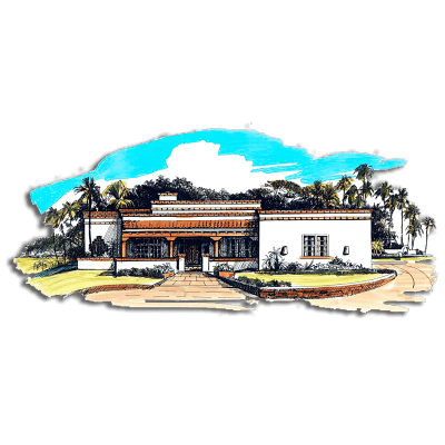 Floor Plan #1241B Rendering