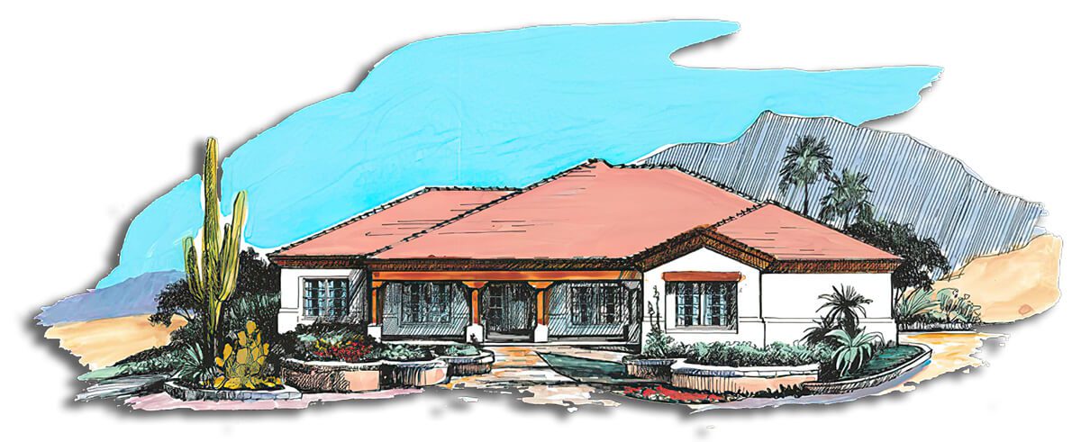 Floor Plan #1242 Rendering