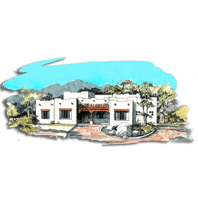 Floor Plan #1242H Rendering