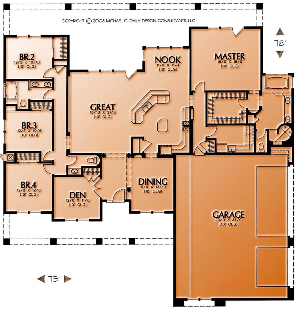 Floor Plan #1242D