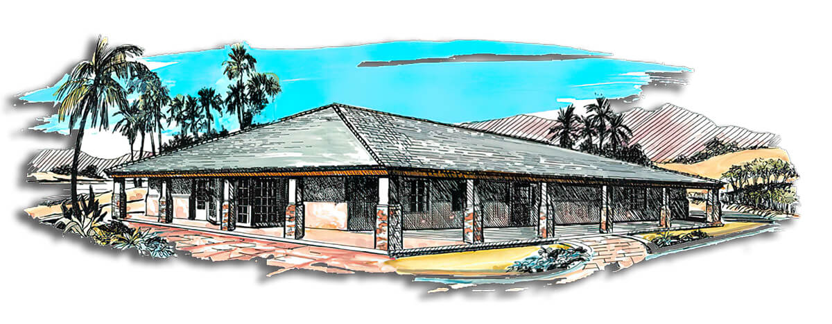 Floor Plan #1244A Rendering