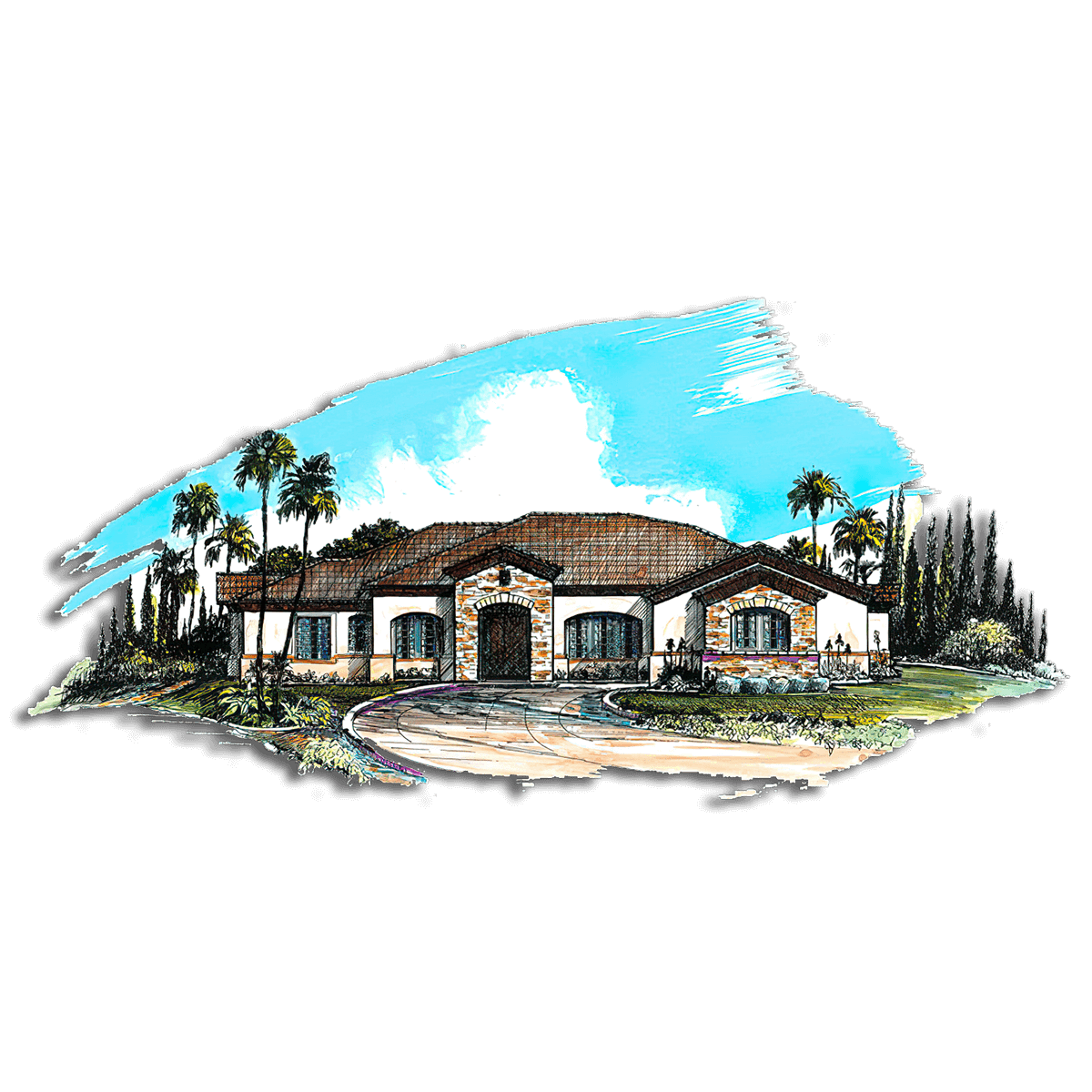 Floor Plan #1247 Rendering
