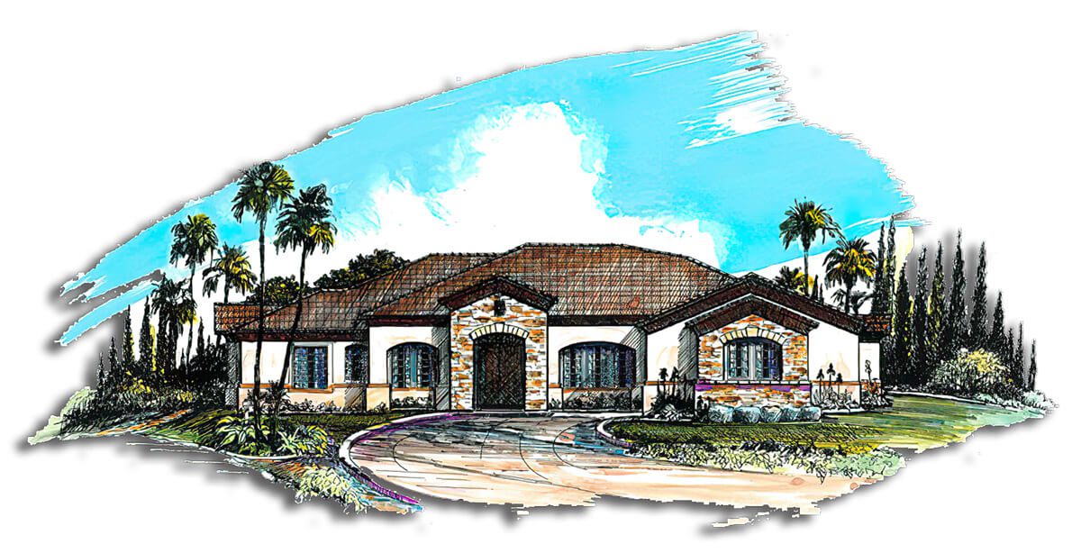 Floor Plan #1247 Rendering