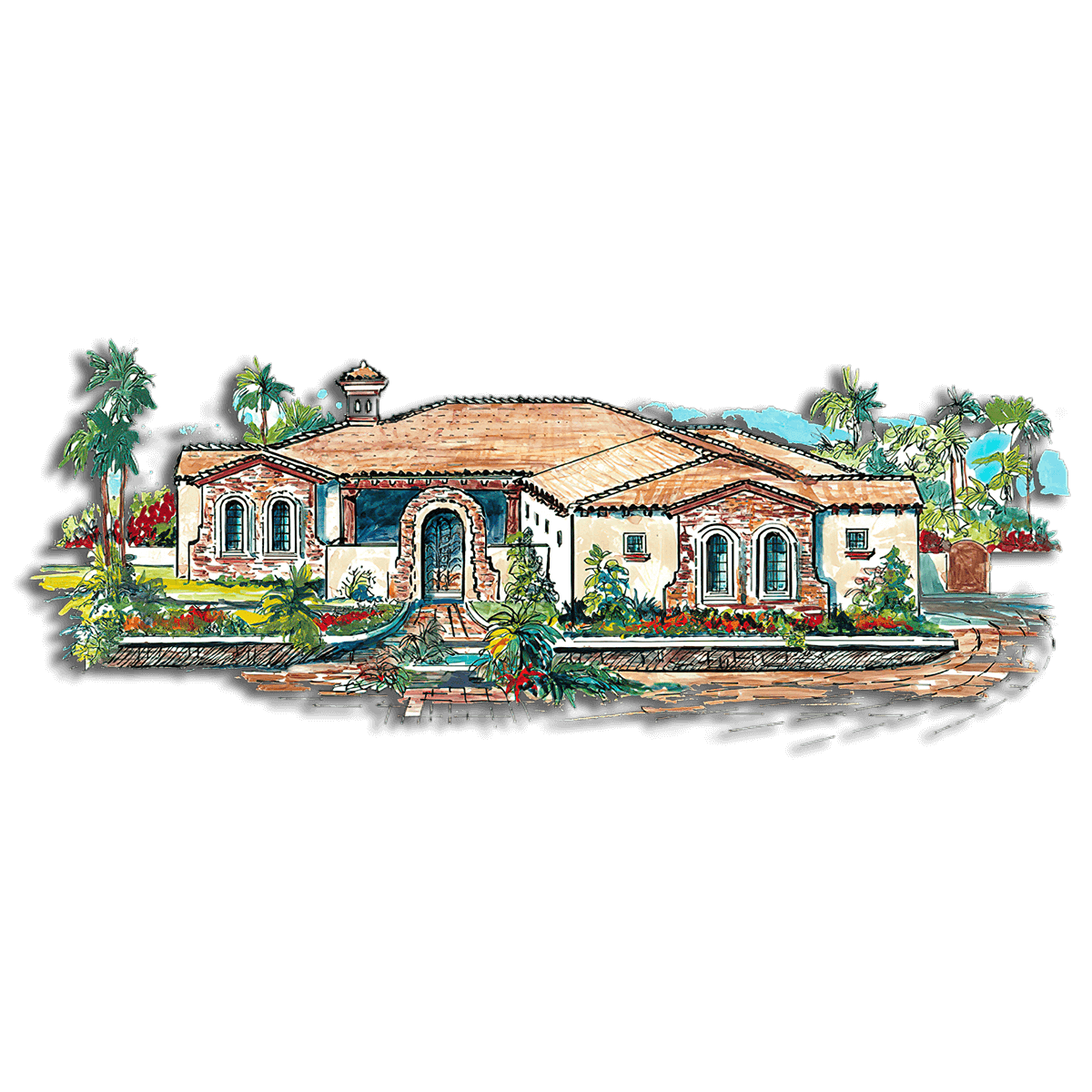 Floor Plan #1261 Rendering